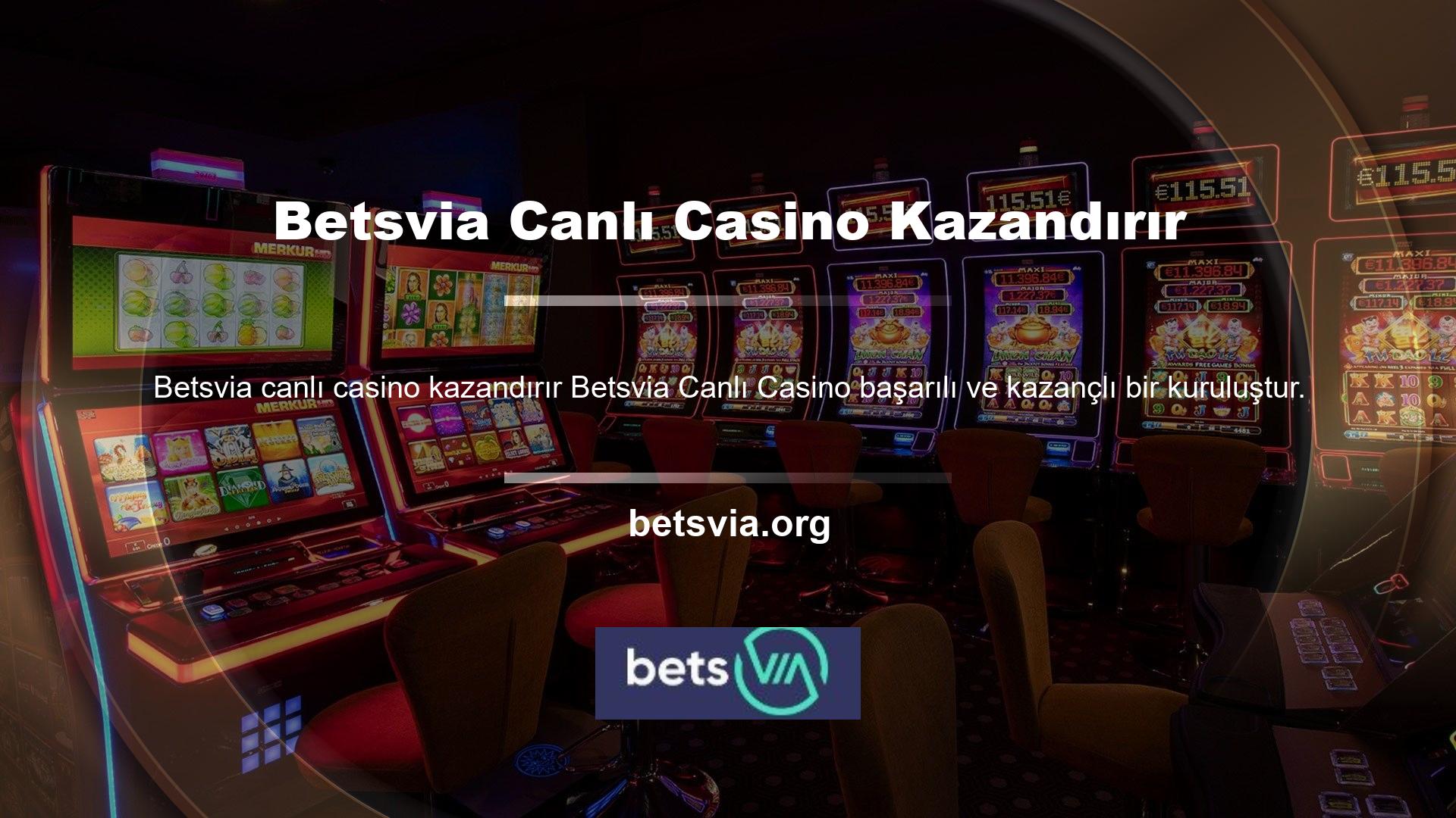 Betsvia Canlı Casino, hem heyecan hem de finansal kazancı aynı anda sunabilmesi nedeniyle casino sitesi kullanıcıları tarafından tercih edilmektedir
