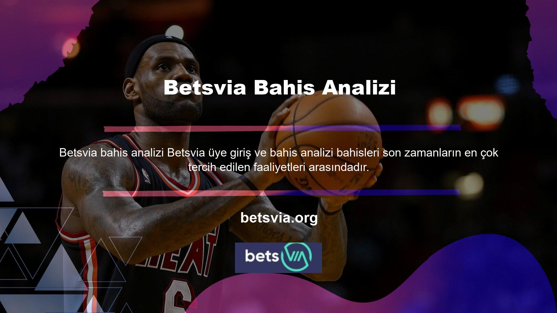 Tahminleriyle oynamayı ve para kazanmayı seven spor hayranları genellikle bahis sitelerine gider